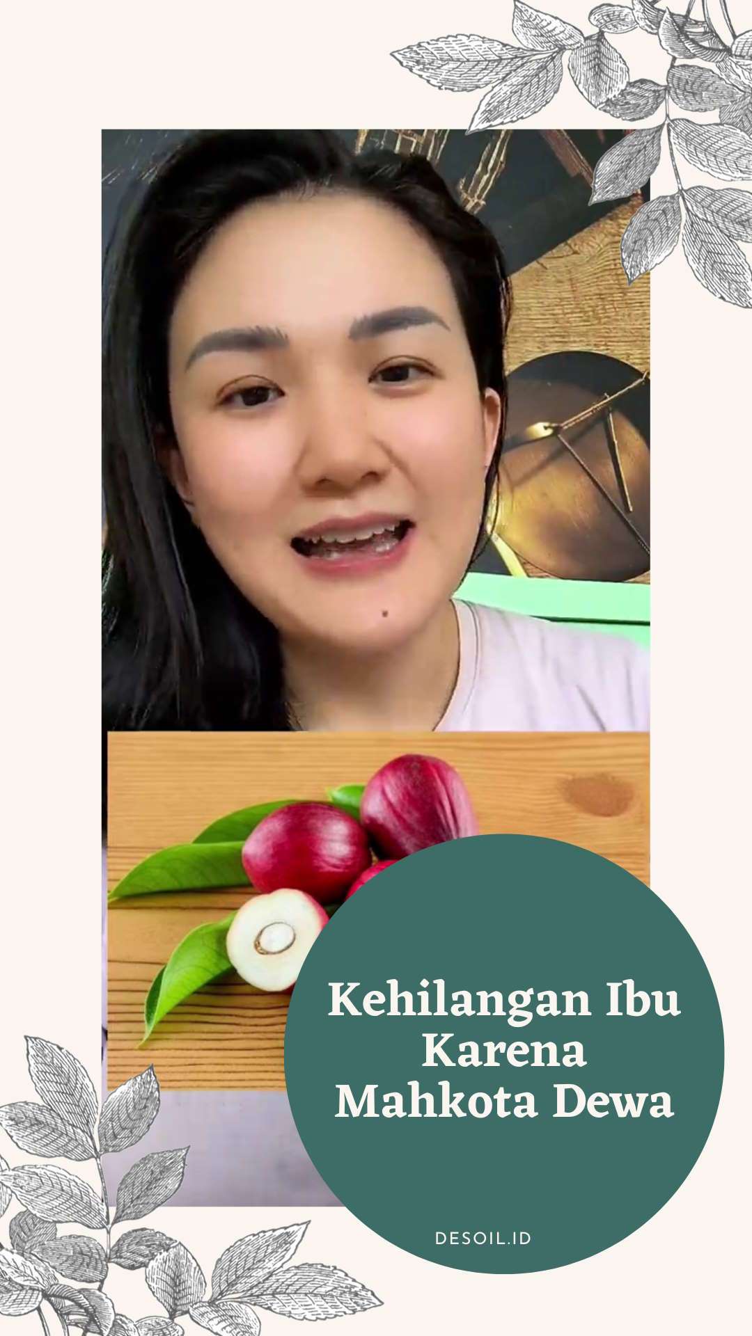 Kehilangan Ibu Karena Mahkota Dewa